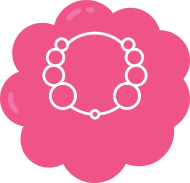 Çiçek. Web simgesi basit illüstrasyon