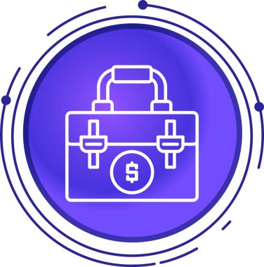 Dolar. Web simgesi basit tasarım