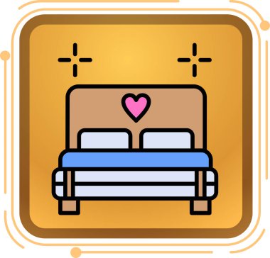 Kanepe ikonu. Ağ için kanepe vektör simgelerinin özet çizimi