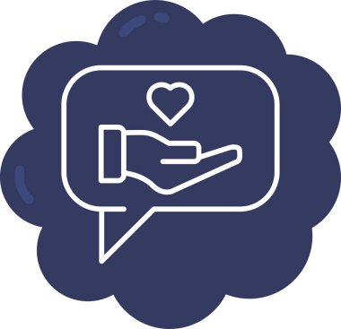 aşk kalp el simgesi ana hatlarıyla