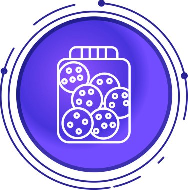 Yiyecek ve içecek paketi, beyaz arka planda izole edilmiş yiyecek ikonu. Yiyecek, içecek ve yiyecek. Paket kutusu. Renkli taslak konsepti. vektör