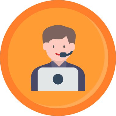 ticari müşteri hizmetleri simgesi