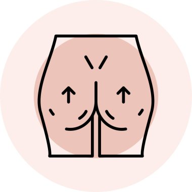 Vücut simge vektör çizim