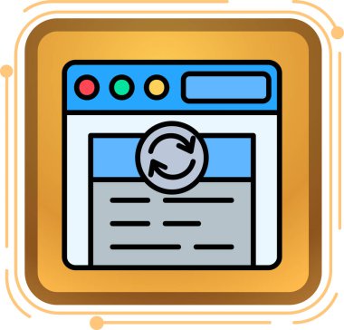 internet web geliştirme simgesi