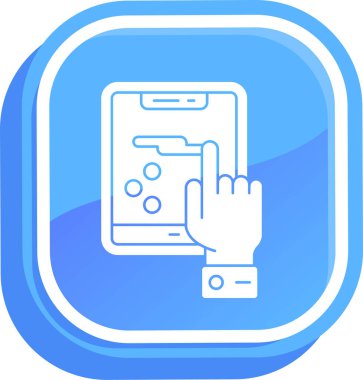 Cep telefonu. Basit resimleme