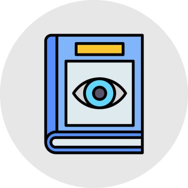 göz vektör simgesi modern illüstrasyon