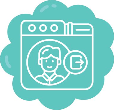 seo modern simgesinin vektör illüstrasyonu