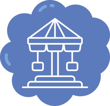 Modern yapı simgesinin vektör illüstrasyonu