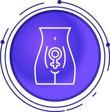 kadın kahve fincanı simgesi, vektör çizimi tasarımı