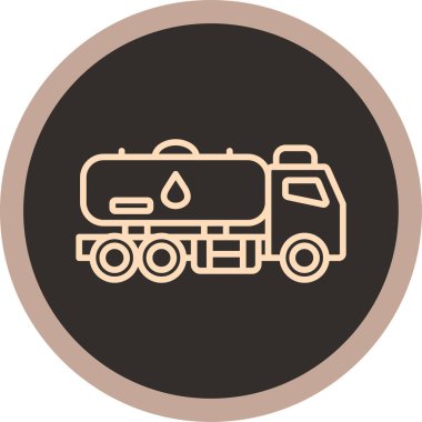 Petrol yakıt ikonu. vektör illüstrasyonu