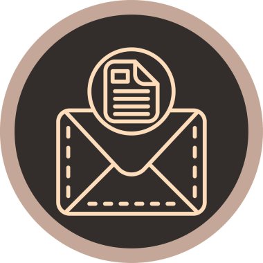 Posta simgesinin vektör illüstrasyonu