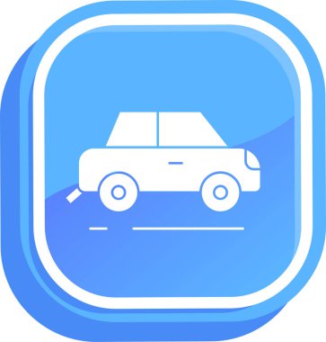 taksi simgesi vektör illüstrasyonu