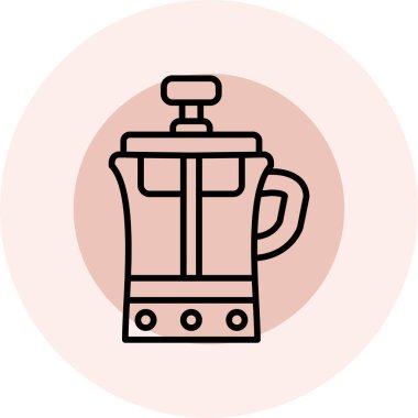 Kahve fincanının vektör çizimi