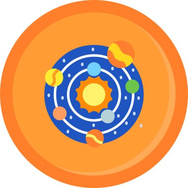 uzay gezegenleri güneş simgesi