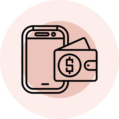 Kredi kartının vektör çizimi