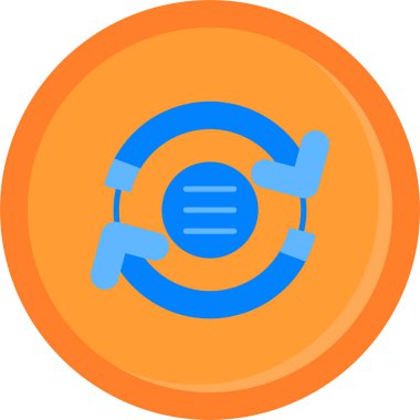 Bozuk para. Web simgesi basit illüstrasyon