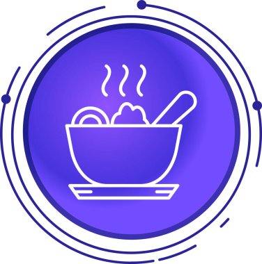 Gıda simgesinin vektör illüstrasyonu