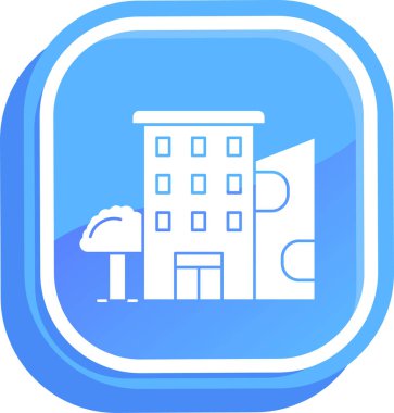 yerleşim konumu simgesi doldurulmuş ana hatlar biçiminde