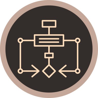 şebeke. Web simgesi basit illüstrasyon