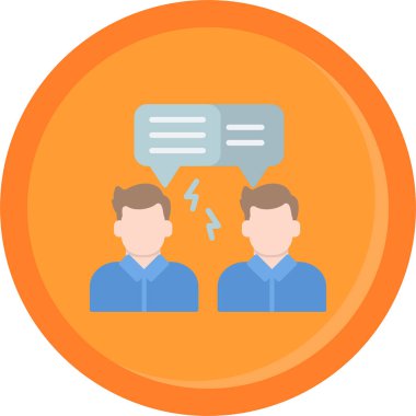 iş iletişimi kişilerinin simgesi Doldurulmuş özet biçimi