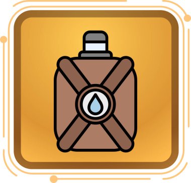 yağ torbası vektör illüstrasyonu