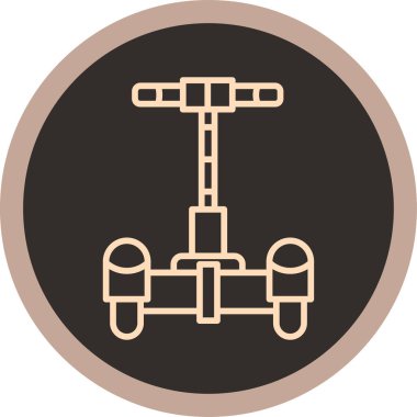 Modern bir simgenin vektör illüstrasyonu