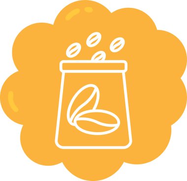 yiyecek ikonu vektör illüstrasyonu