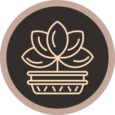 Bir çiçeğin vektör illüstrasyonu