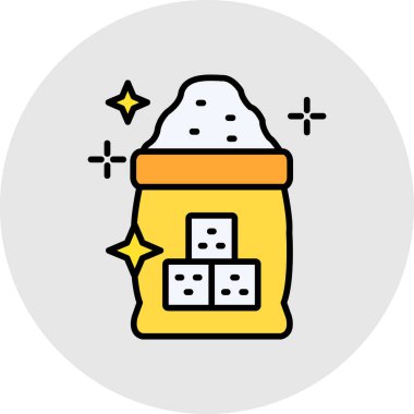 yiyecek ikonu vektör illüstrasyonu