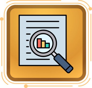 veri analiz vektörü simgesi