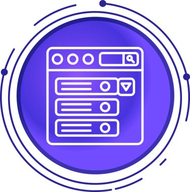 Web simgesi tasarım vektörü