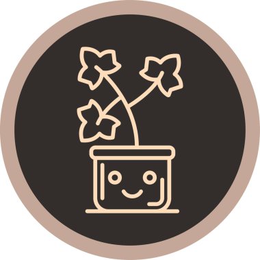 Çiçek. Web simgesi basit tasarım