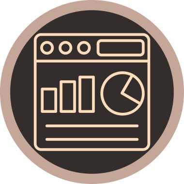 seo modern simgesinin vektör illüstrasyonu