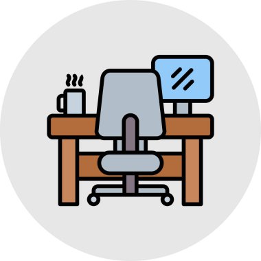 Bilgisayar simgesi, vektör illüstrasyon tasarımı