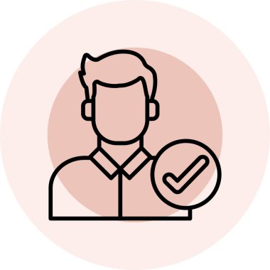 avatar simgesi vektör illüstrasyonu