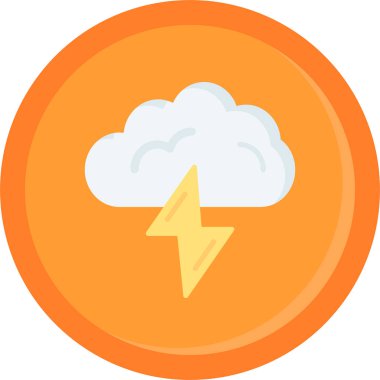 bulut enerji vektörü simgesi