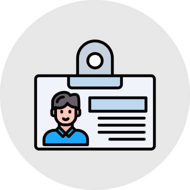 Bir insan simgesinin vektör illüstrasyonu