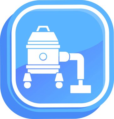 Elektrikli süpürge. Basit simge