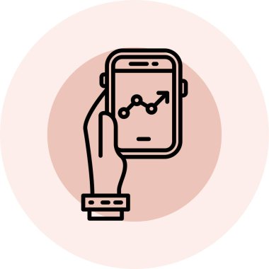 seo modern simgesinin vektör illüstrasyonu