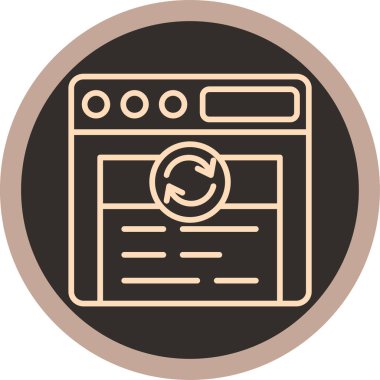 seo modern simgesinin vektör illüstrasyonu