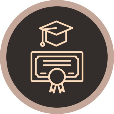 Eğitim simgesi vektör illüstrasyonu