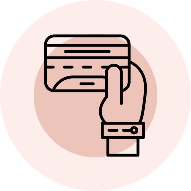 Modern bir simgenin vektör illüstrasyonu