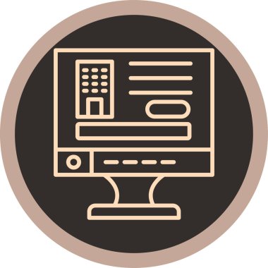 seo modern simgesinin vektör illüstrasyonu