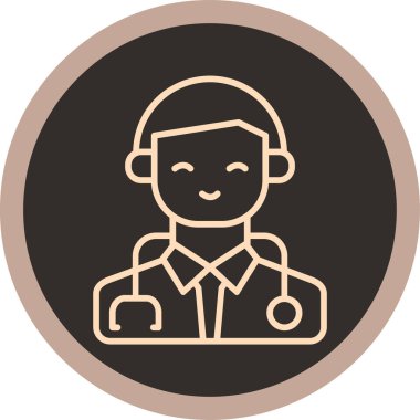 İnsan simgesinin vektör illüstrasyonu