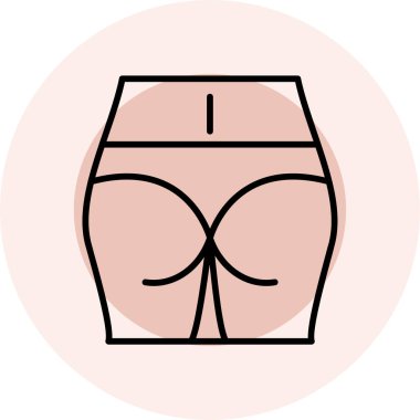 Kadın iç çamaşırlarının vektör çizimi