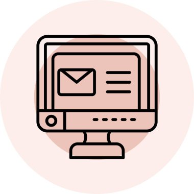 e- posta simgesi vektör illüstrasyonu