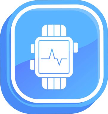 smartwatch simge vektör çizimi