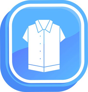 shirt simgesi modern vektör illüstrasyonu