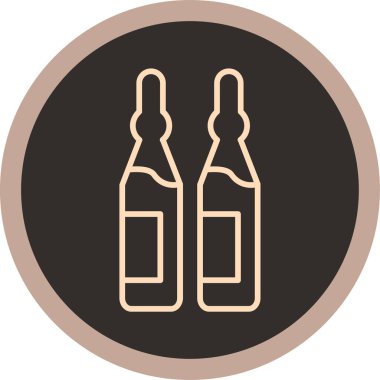 Bira. Web simgesi basit illüstrasyon