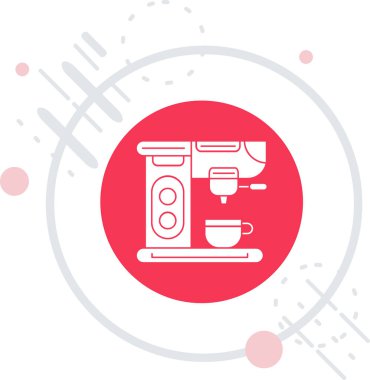 çizgi mutfak karıştırıcı simgesi beyaz arkaplanda izole edildi. Yemek pişirme aleti. Renkli taslak konsepti. vektör